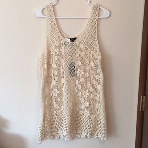 Cupio crochet sleeveless top